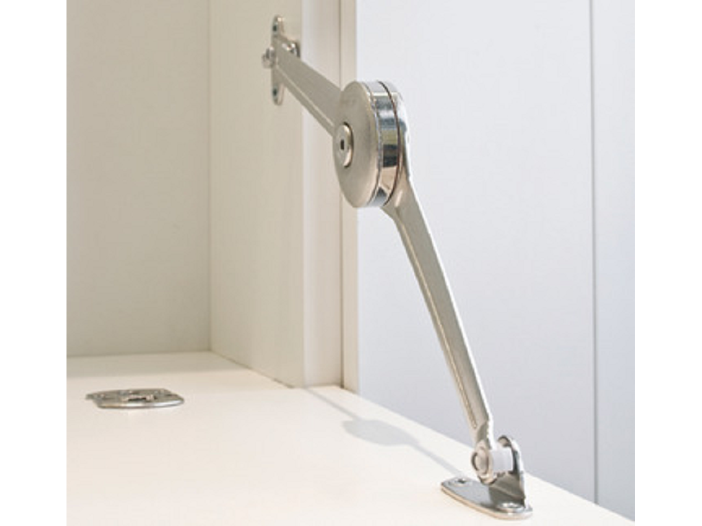 Supporto per Sportelli Duo Molla Regolabile d.37 mm.172 Nichelato Forte  Hafele - immagine 3